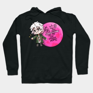 Danganronpa Nagito Call me the Ultimate Hope! Art by Kībo-Kībo Hoodie